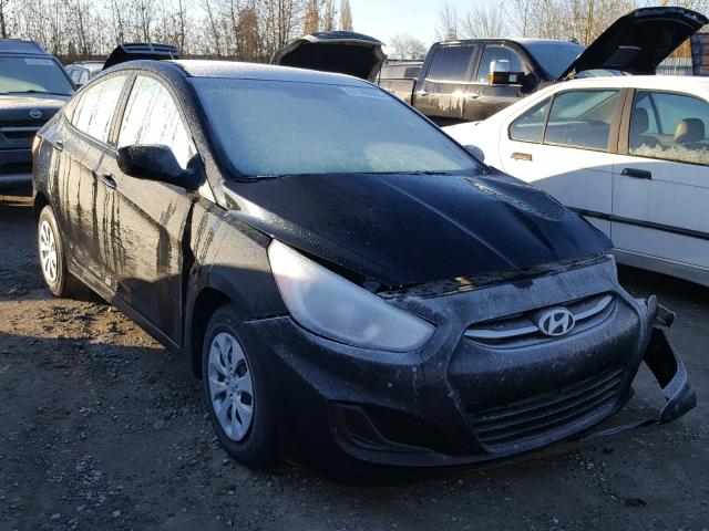 KMHCT4AE3HU275318 - 2017 HYUNDAI ACCENT SE BLACK photo 1