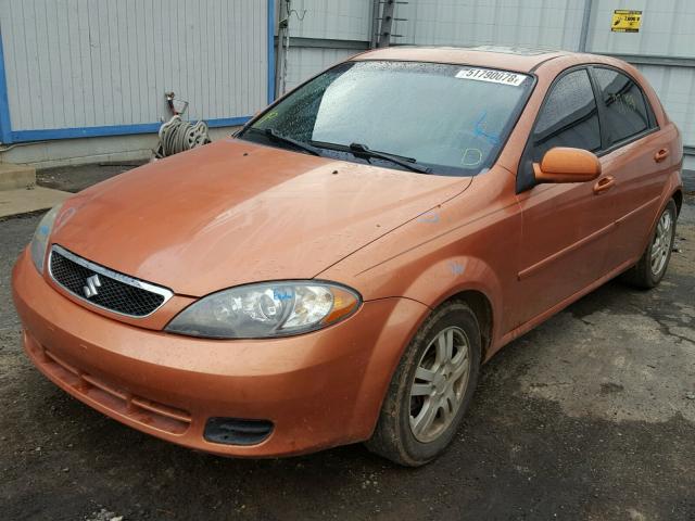 KL5JD66ZX7K646801 - 2007 SUZUKI RENO BASE ORANGE photo 2