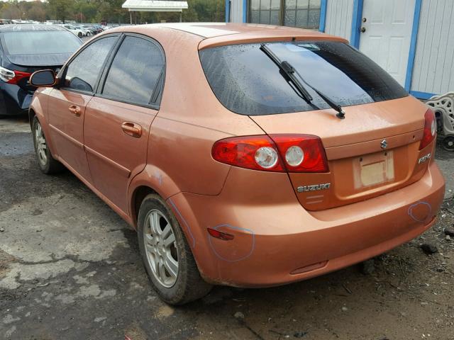 KL5JD66ZX7K646801 - 2007 SUZUKI RENO BASE ORANGE photo 3