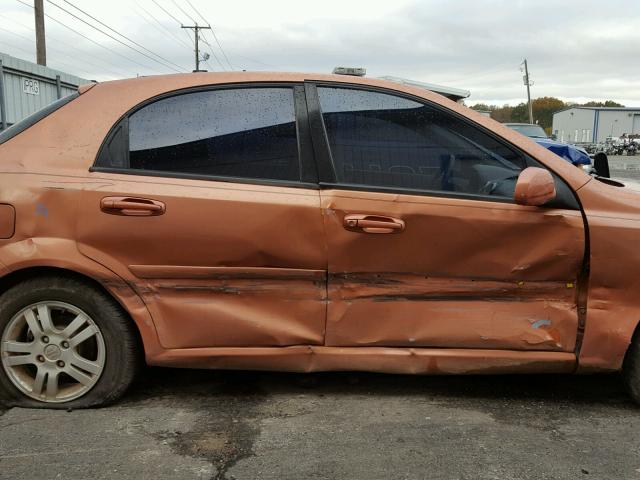 KL5JD66ZX7K646801 - 2007 SUZUKI RENO BASE ORANGE photo 9