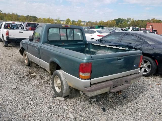 1FTCR10A3SPA99019 - 1995 FORD RANGER GREEN photo 3