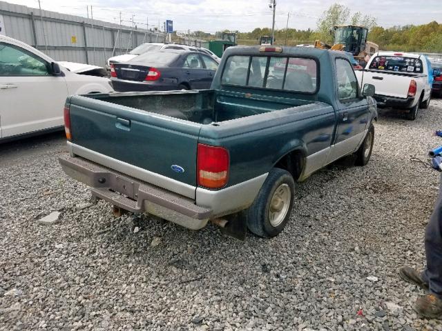 1FTCR10A3SPA99019 - 1995 FORD RANGER GREEN photo 4