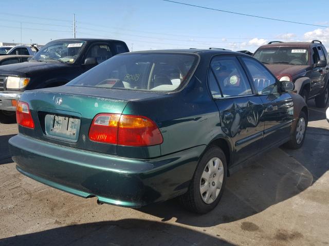 2HGEJ6613YH540974 - 2000 HONDA CIVIC BASE GREEN photo 4