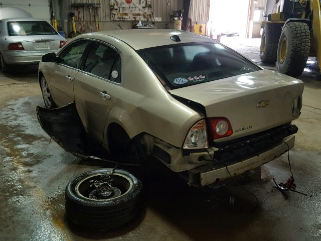 1G1ZC5E03CF159867 - 2012 CHEVROLET MALIBU 1LT BEIGE photo 3