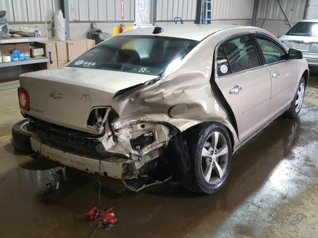 1G1ZC5E03CF159867 - 2012 CHEVROLET MALIBU 1LT BEIGE photo 4