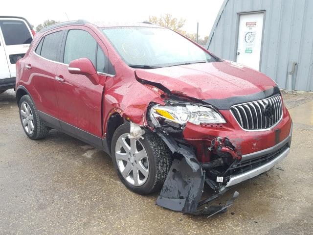 KL4CJCSB5EB670482 - 2014 BUICK ENCORE RED photo 1