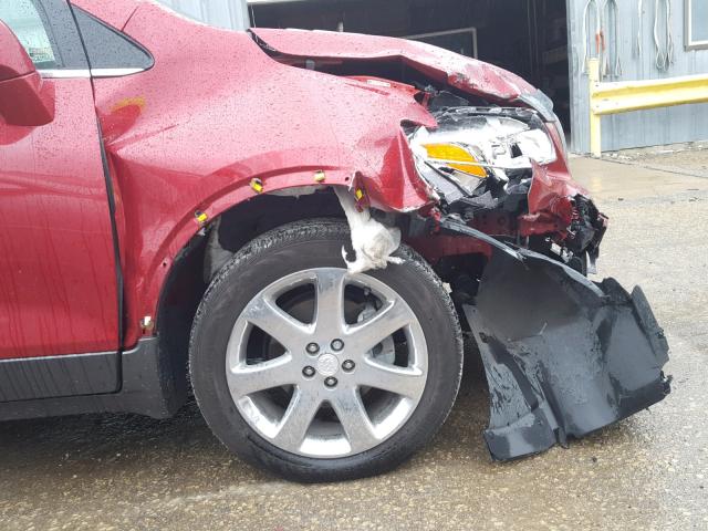 KL4CJCSB5EB670482 - 2014 BUICK ENCORE RED photo 9