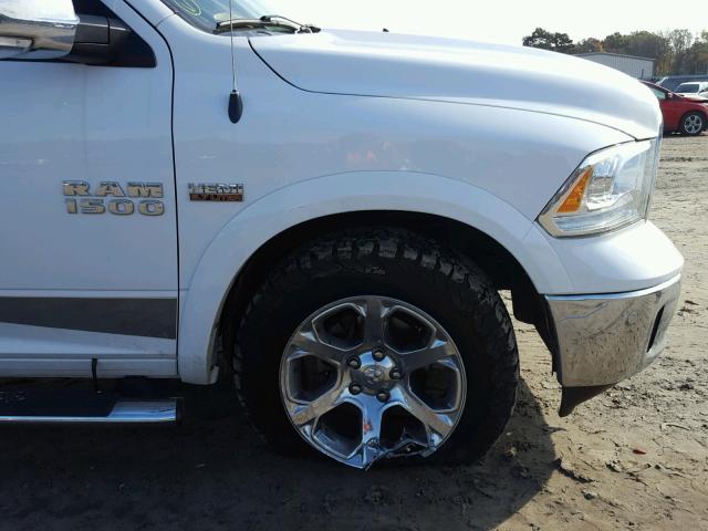 1C6RR7NT1GS358920 - 2016 RAM 1500 LARAM WHITE photo 9