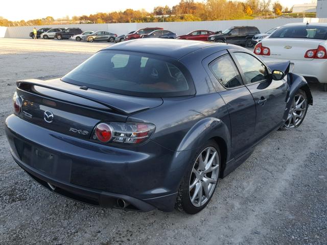 JM1FE173980216085 - 2008 MAZDA RX8 GRAY photo 4