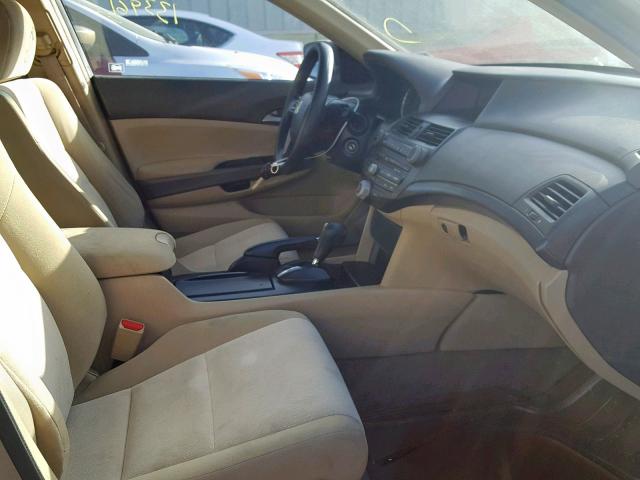 1HGCP26319A043681 - 2009 HONDA ACCORD LX GOLD photo 5