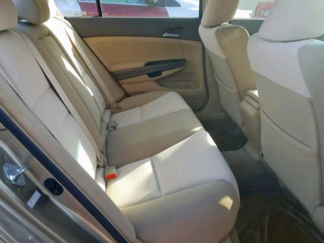 1HGCP26319A043681 - 2009 HONDA ACCORD LX GOLD photo 6