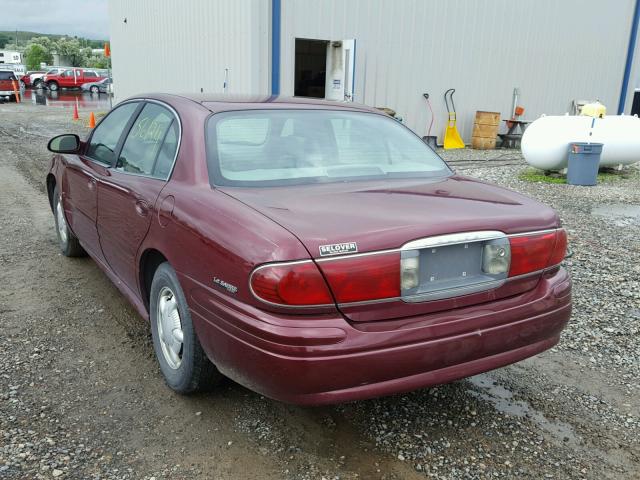 1G4HP54K7Y4166622 - 2000 BUICK LESABRE CU RED photo 3