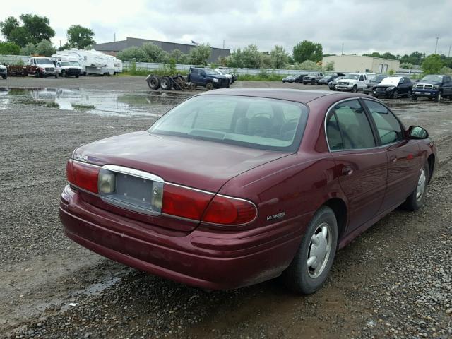 1G4HP54K7Y4166622 - 2000 BUICK LESABRE CU RED photo 4