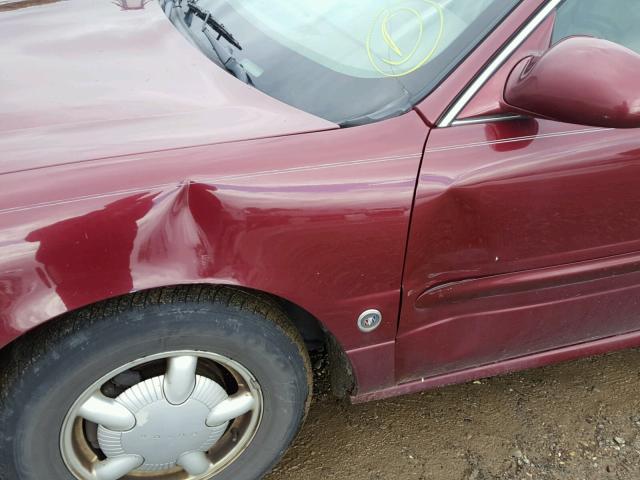 1G4HP54K7Y4166622 - 2000 BUICK LESABRE CU RED photo 9