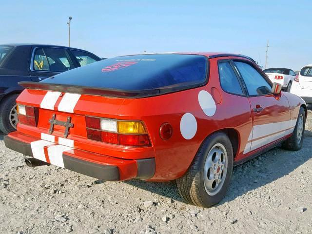 WP0AA0928HN450421 - 1987 PORSCHE 924 S RED photo 4