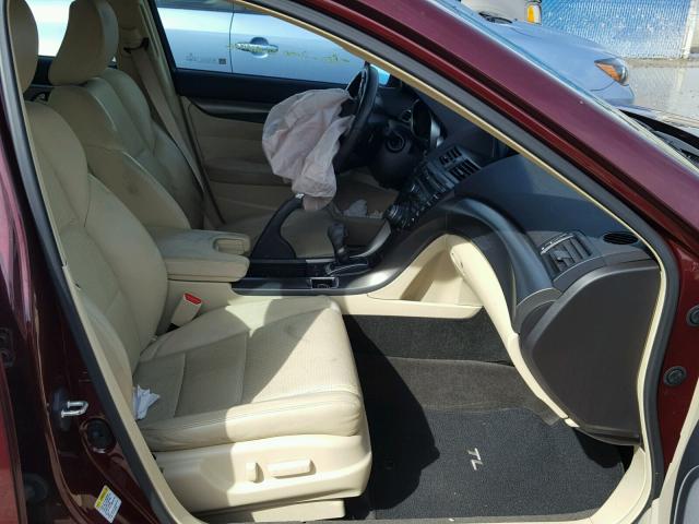 19UUA8F53DA016064 - 2013 ACURA TL TECH RED photo 5