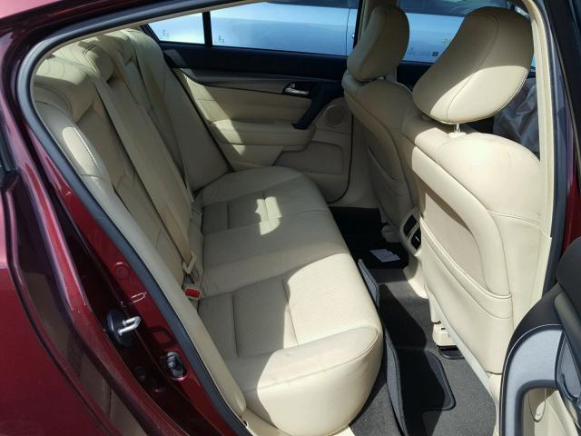 19UUA8F53DA016064 - 2013 ACURA TL TECH RED photo 6