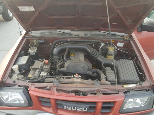 4S2CK57D014344391 - 2001 ISUZU RODEO SPOR RED photo 7