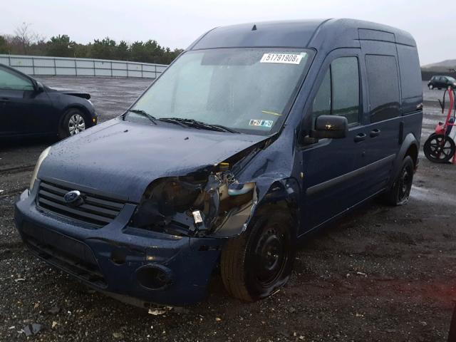 NM0KS9BN0AT016504 - 2010 FORD TRANSIT CO BLUE photo 2