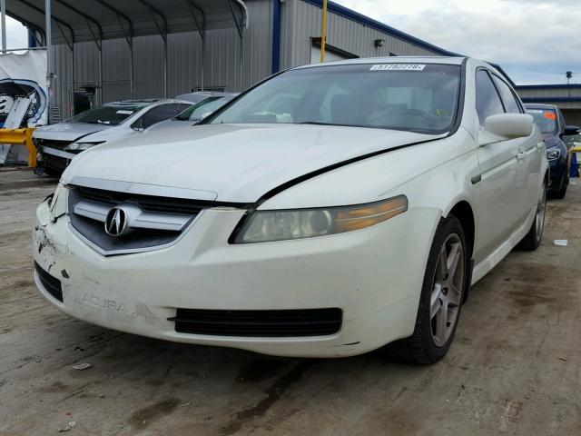 19UUA662X4A031381 - 2004 ACURA TL WHITE photo 2