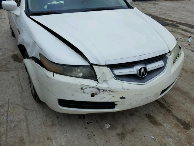 19UUA662X4A031381 - 2004 ACURA TL WHITE photo 9