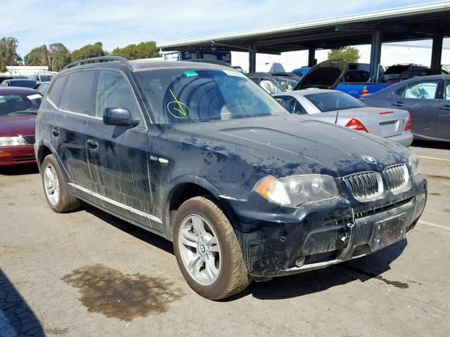 WBXPA93406WD26147 - 2006 BMW X3 3.0I BLACK photo 1