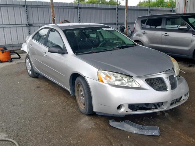 1G2ZF58B674231677 - 2007 PONTIAC G6 VALUE L SILVER photo 1