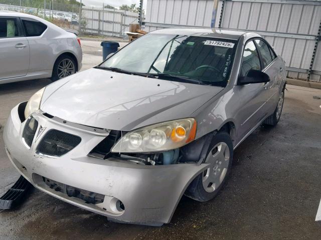 1G2ZF58B674231677 - 2007 PONTIAC G6 VALUE L SILVER photo 2