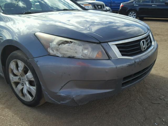 JHMCP268X8C034490 - 2008 HONDA ACCORD EXL GRAY photo 9