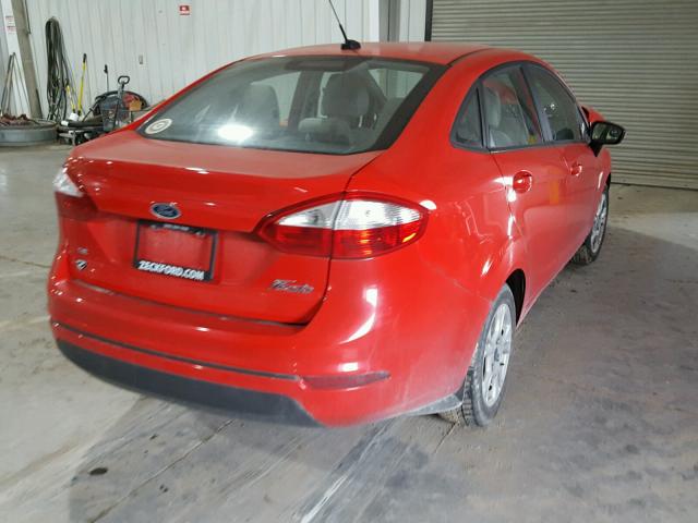 3FADP4BJ3FM161710 - 2015 FORD FIESTA SE RED photo 4