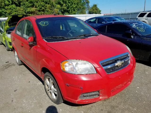 KL1TD5DE6BB141089 - 2011 CHEVROLET AVEO LS RED photo 1