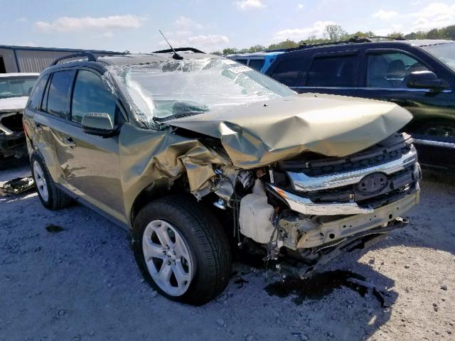 2FMDK3JC0CBA86723 - 2012 FORD EDGE SEL GREEN photo 1