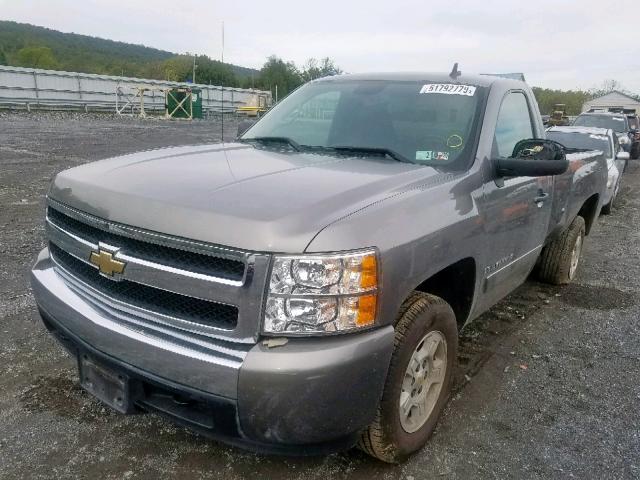 1GCEK14028Z195249 - 2008 CHEVROLET SILVERADO GRAY photo 2