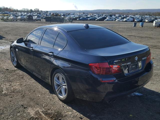 WBA5A7C50ED616314 - 2014 BMW 528 XI BLACK photo 3