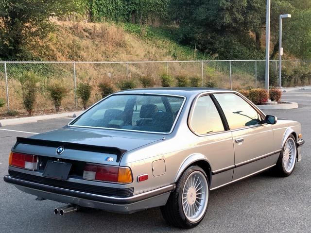 WBAEE310X01051410 - 1985 BMW M6 GRAY photo 4