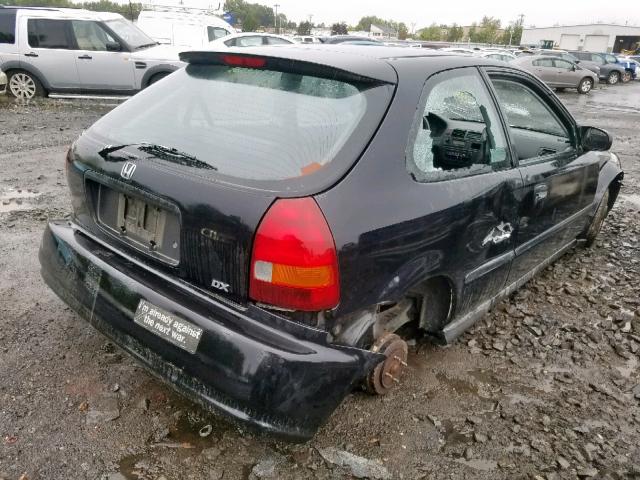 2HGEJ6444WH100367 - 1998 HONDA CIVIC DX BLACK photo 4