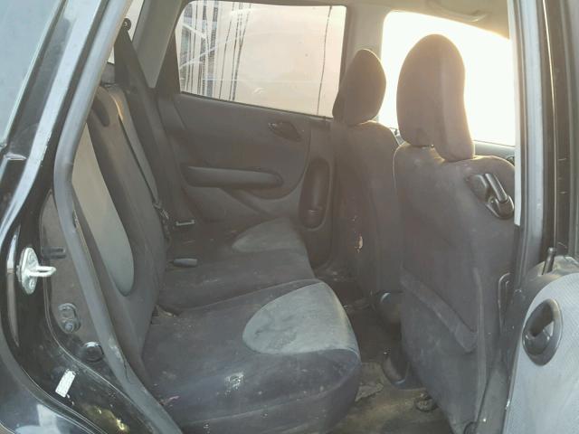 JHMGD38697S028499 - 2007 HONDA FIT S 黑色 照片 6