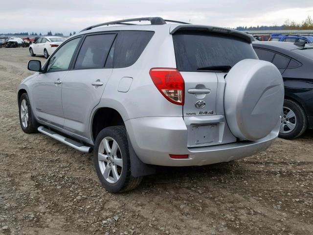 JTMBD31V086088193 - 2008 TOYOTA RAV4 LIMIT SILVER photo 3