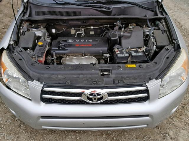 JTMBD31V086088193 - 2008 TOYOTA RAV4 LIMIT SILVER photo 7