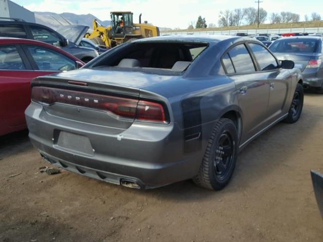 2C3CDXAT7CH230884 - 2012 DODGE CHARGER PO BLACK photo 4