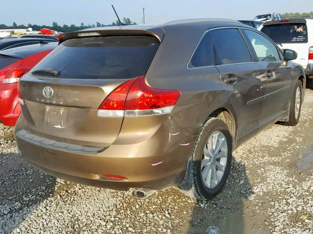 4T3ZE11A49U017639 - 2009 TOYOTA VENZA BASE GOLD photo 4