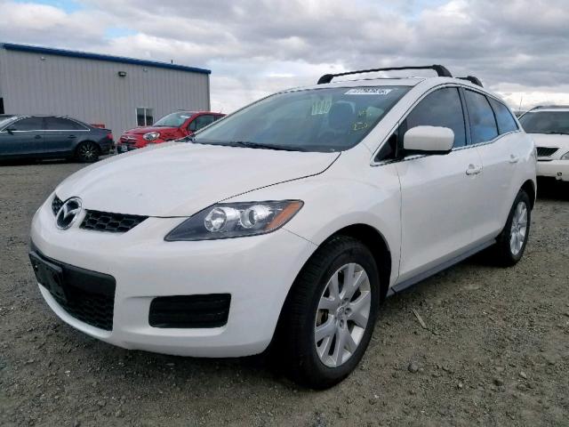 JM3ER293680202848 - 2008 MAZDA CX-7 WHITE photo 2