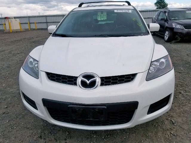 JM3ER293680202848 - 2008 MAZDA CX-7 WHITE photo 9