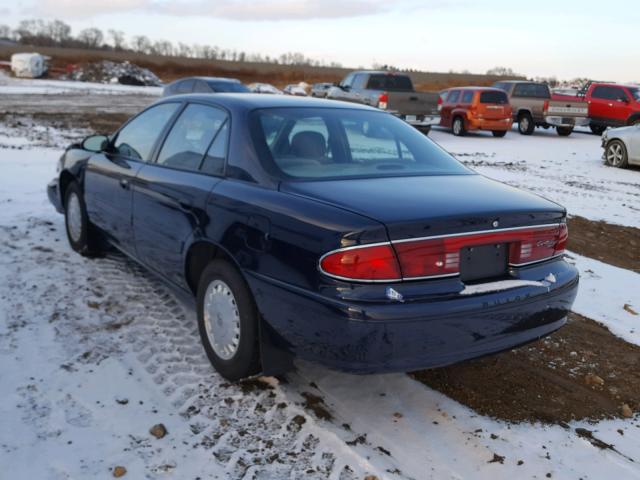 2G4WS52J1Y1358226 - 2000 BUICK CENTURY CU BLUE photo 3