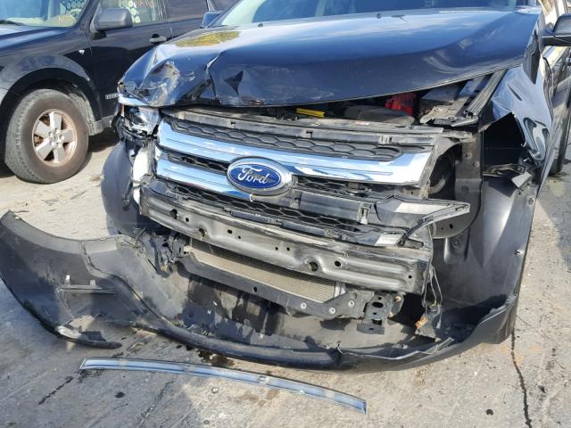 2FMDK3JC0DBB95944 - 2013 FORD EDGE SEL BLACK photo 9