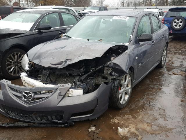 JM1BK323X71621732 - 2007 MAZDA 3 S GRAY photo 2