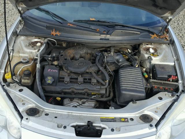 1C3EL55RX4N403708 - 2004 CHRYSLER SEBRING LX SILVER photo 7