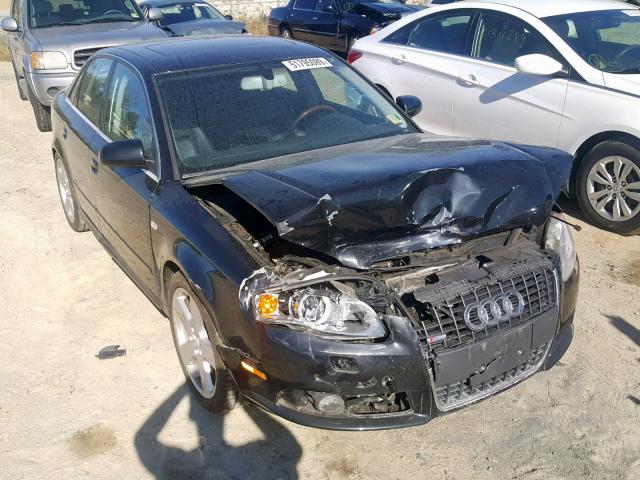 WAUDH78E38A129002 - 2008 AUDI A4 3.2 QUA BLACK photo 1