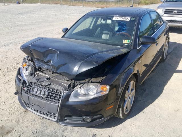 WAUDH78E38A129002 - 2008 AUDI A4 3.2 QUA BLACK photo 2