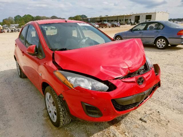 JM1DE1KY2C0141281 - 2012 MAZDA MAZDA2 RED photo 1